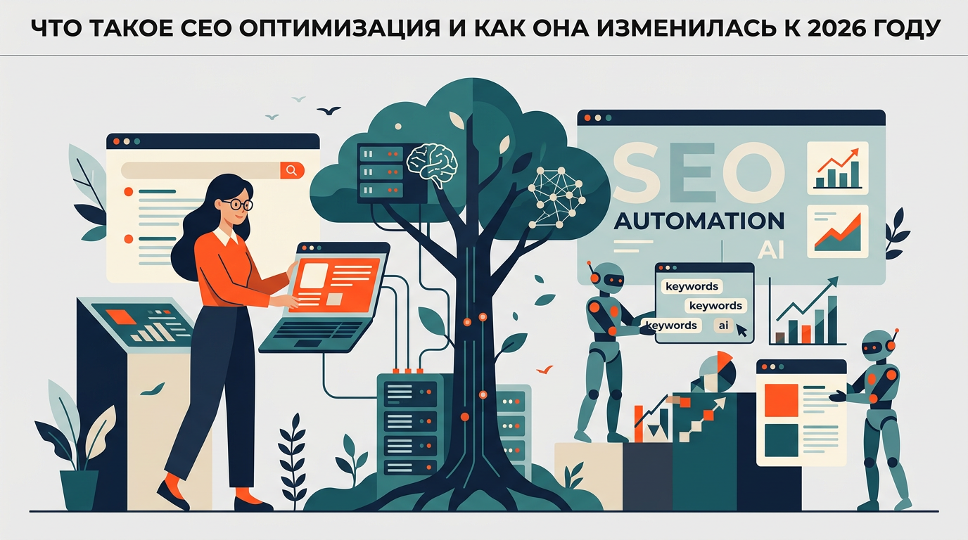 Специалист анализирует графики роста трафика и обновленные алгоритмы поиска на экране монитора для эффективной сео оптимизации сайта в 2026 году