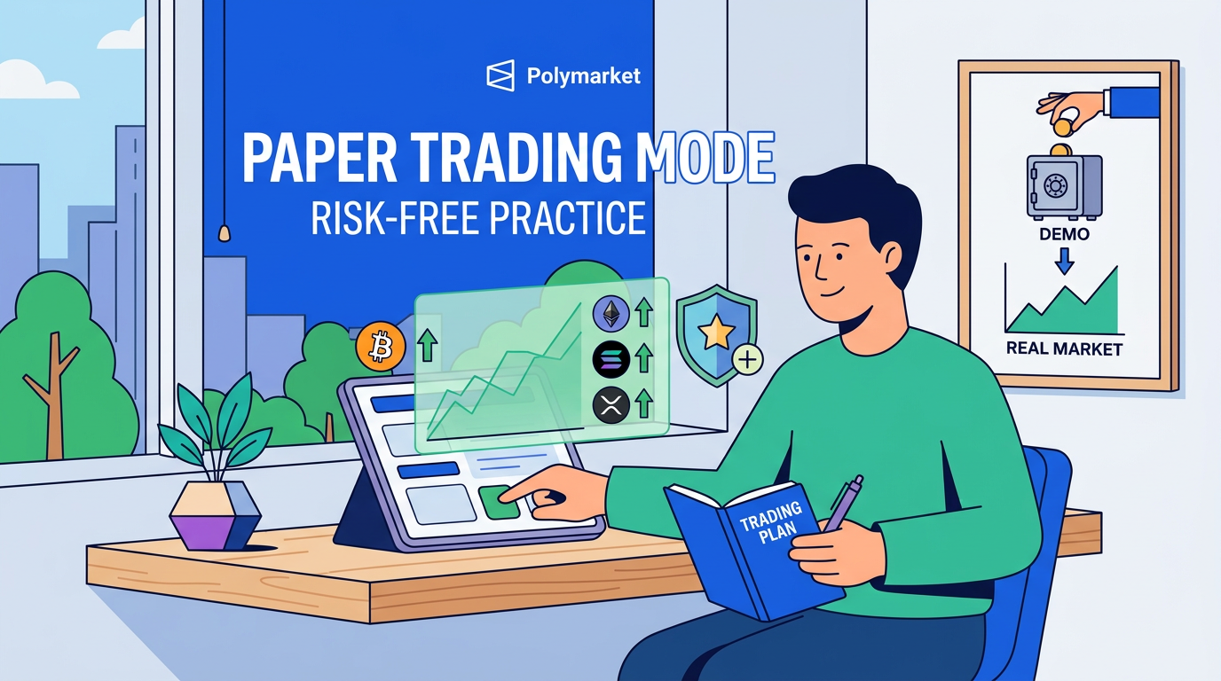 A person monitors a digital stock market interface on a tablet to learn what is paper trading mode and why it matters for risk-free practice