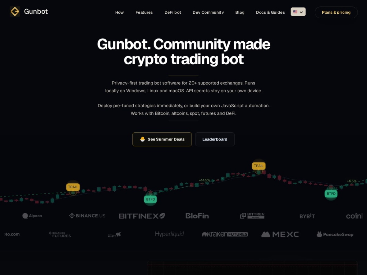 Gunbot homepage