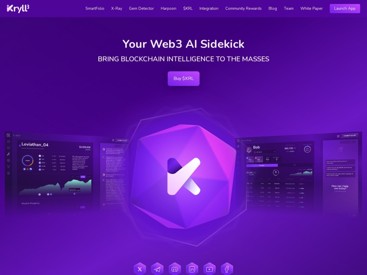 Kryll.io homepage