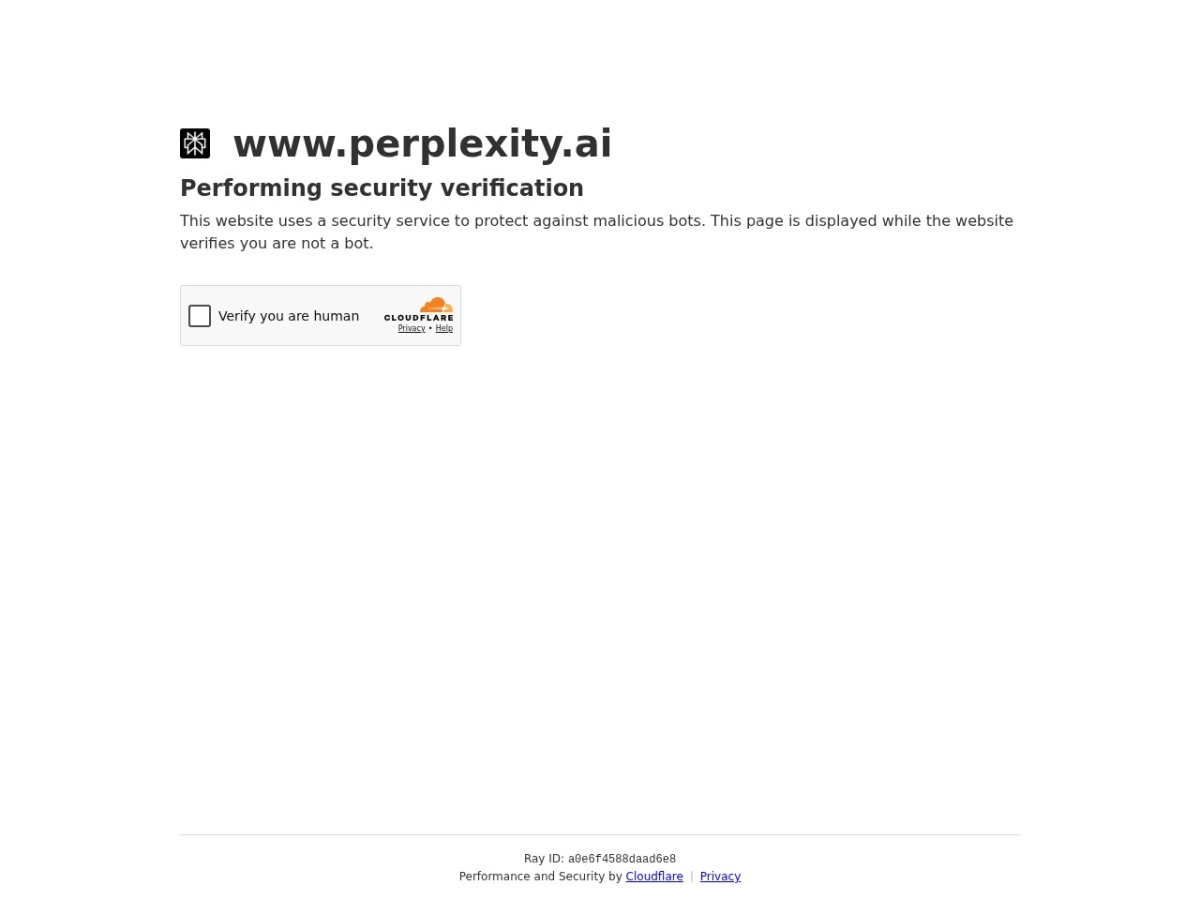 Perplexity AI — главная страница сайта