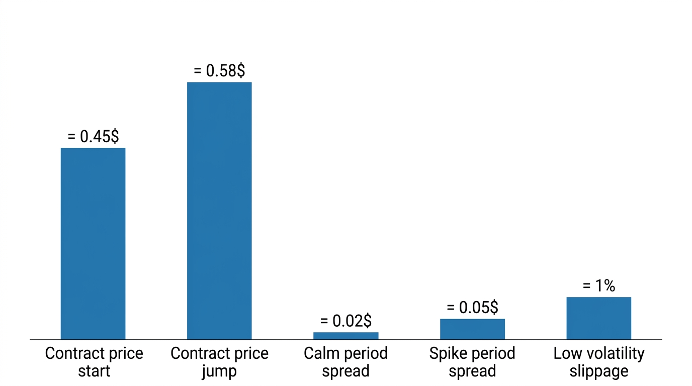 A trader monitors a jagged price chart on a digital screen while a stopwatch counts down to show how eth volatility affects short-window strategies