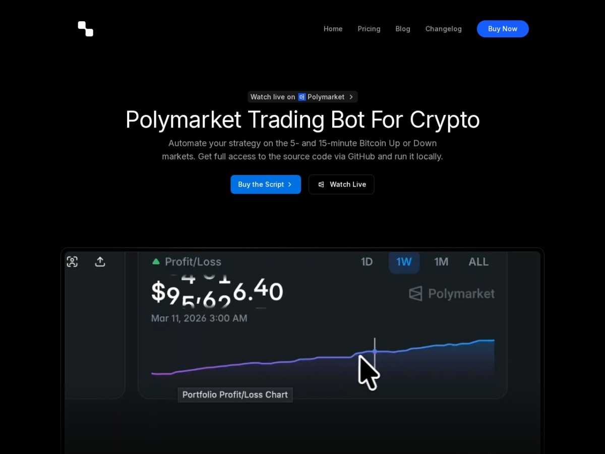 Polymtradebot homepage