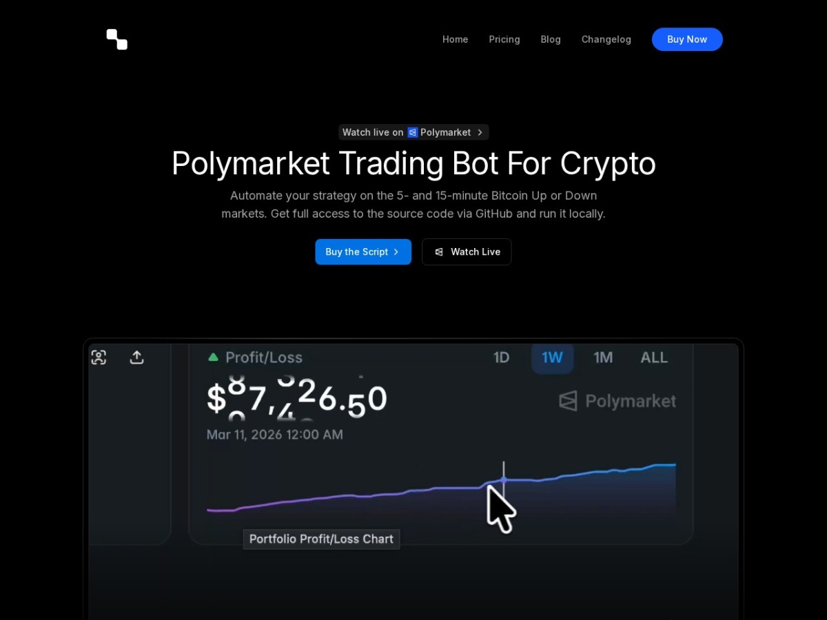 Polymtradebot homepage